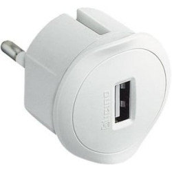 Alimentatore da rete bticino 1*usb schuko bianco