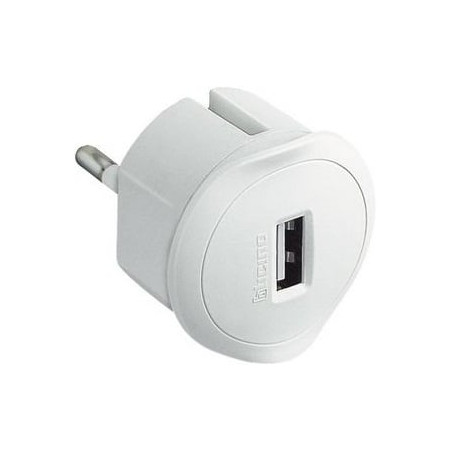 Alimentatore da rete bticino 1*usb schuko bianco