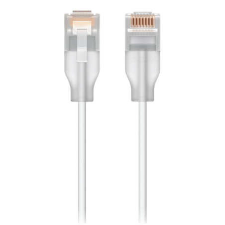 cavo di rete patch ubiquiti cat6 0.15m bianco [uacc-cable-patch-el-0.15m-w-24]