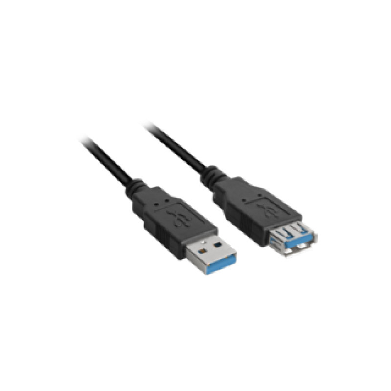 Cavo usb sharkoon usb 3.0 3,0m nero [4044951015696]