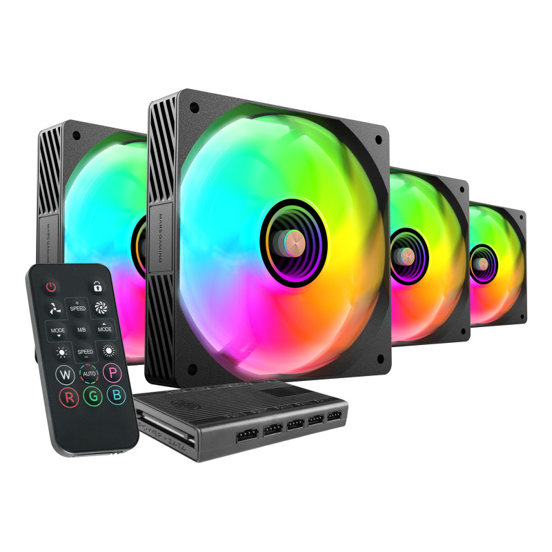 ventole 120x120 tacens gaming mfsi4kit 120mm nero [tacmars-mfsi4kit]