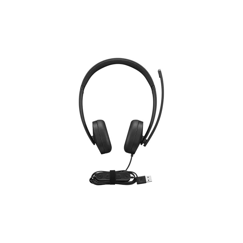 cuffia lenovo 4xd1p83425 a padiglione cablato usb-a con microfono