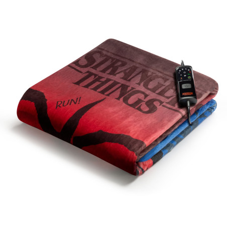 coperta elettrica imetec stranger things 150w 120x160cm blu/rosso