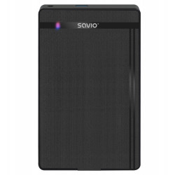 box esterno savio ak-87 per sata ssd e hdd 2.5-3.5"
