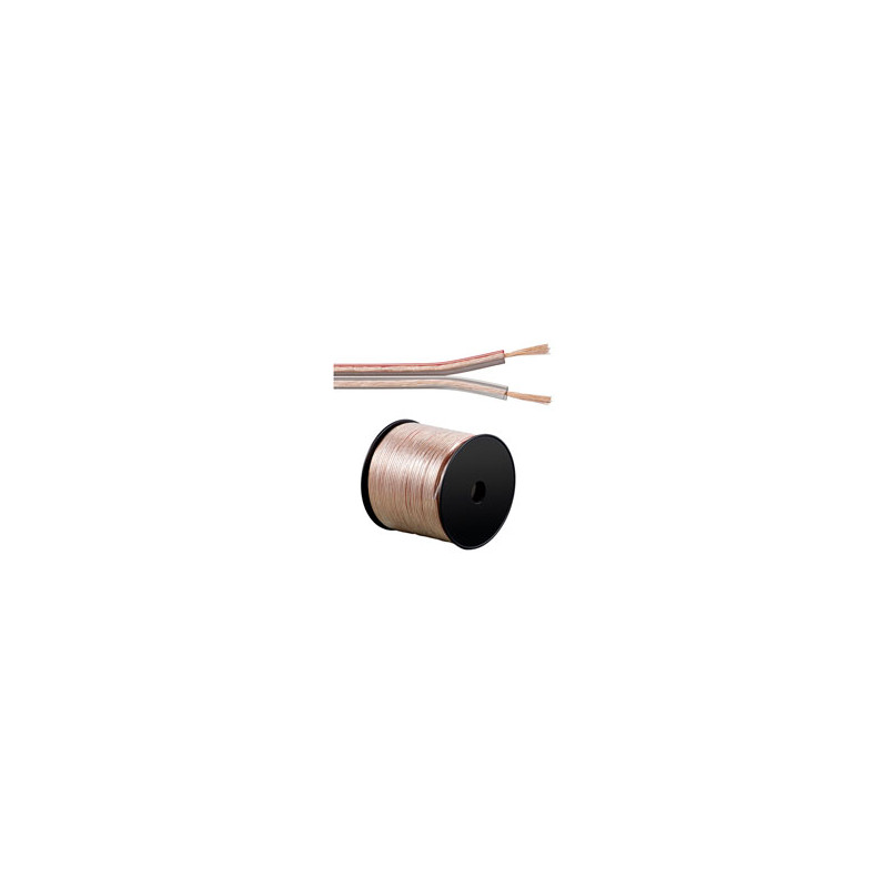 bobina 2x 0,75 cca 100m transparent