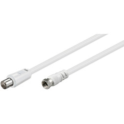 cavo antenna tv f/iec m/m 1,5 mt