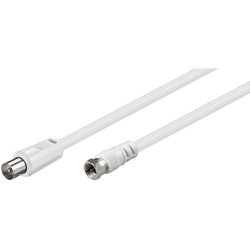 cavo antenna tv f/iec m/m 2,5 mt