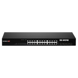 switch edimax gs-5424g 24p gigabit smart +4sfp slot s