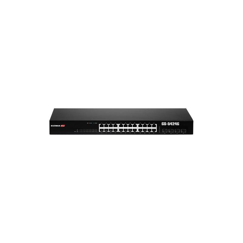 switch edimax gs-5424g 24p gigabit smart +4sfp slot s