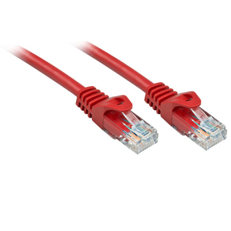 cavo di rete lindy cat.6 u utp 10m rosso [48187]
