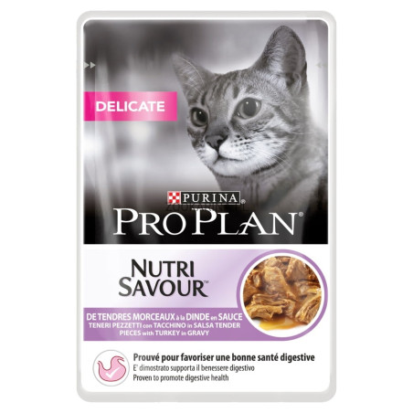 cibo secco per gatti purina nestle pro plan delicate al tacchino