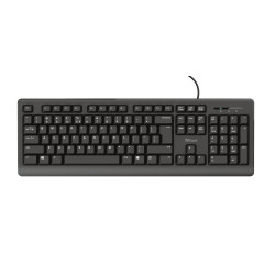 tastiera trust primo qwerty nero [23893]