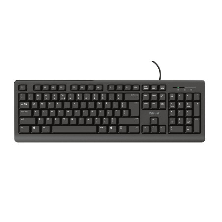 tastiera trust primo qwerty nero [23893]