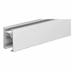 binario omge per porte scorrevoli in alluminio 2pz 120kg bianco [140000000002800]