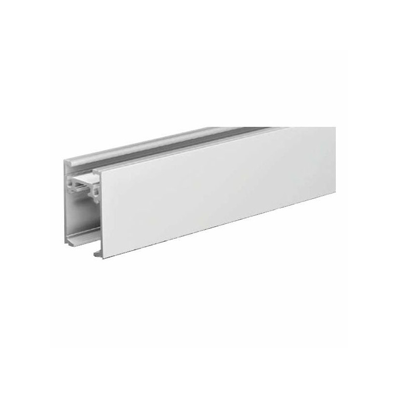 binario omge per porte scorrevoli in alluminio 2pz 120kg bianco [140000000002800]