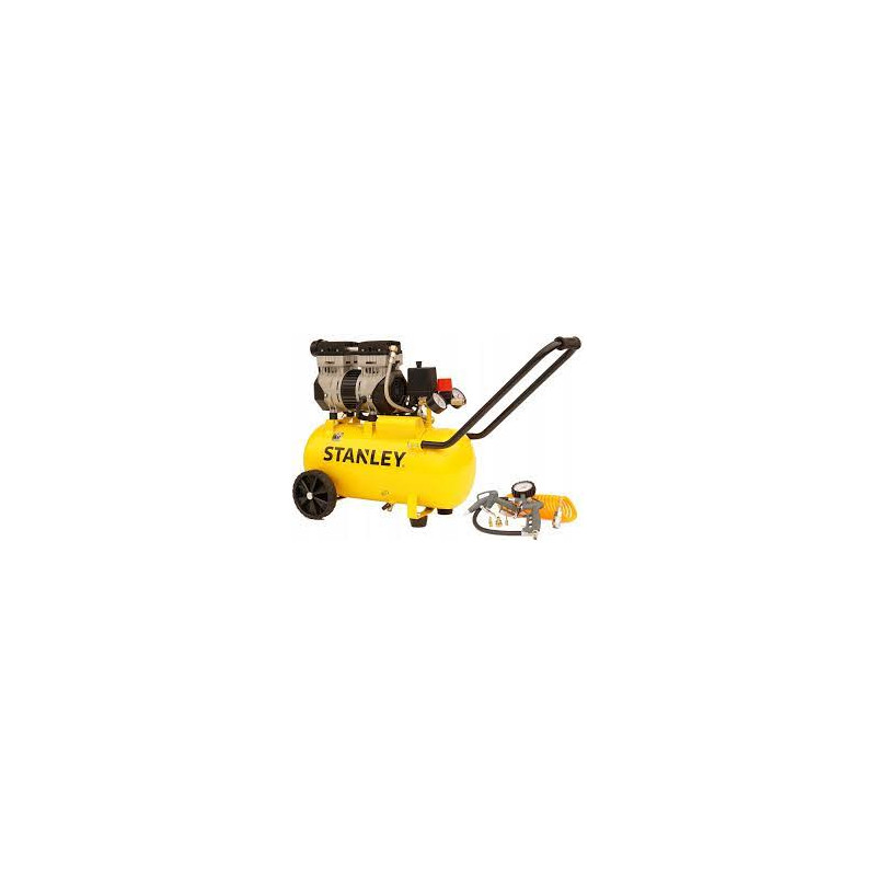 compressore aria elettrico stanley 1000w/24l/8bar/nero/giallo