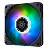 ventola silverstone air slimmer 120 argb pwm da 120mm nero/trasparente