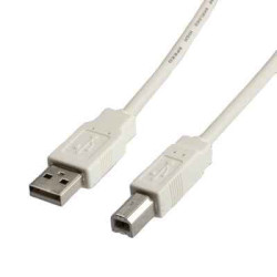 Cavo usb itb solution usb 2.0 tipo a/mini-b m/m 1.80mt grigio