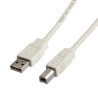 Cavo usb itb solution usb 2.0 tipo a/mini-b m/m 1.80mt grigio