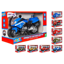 modellino globo elicottero fuoristrada/moto