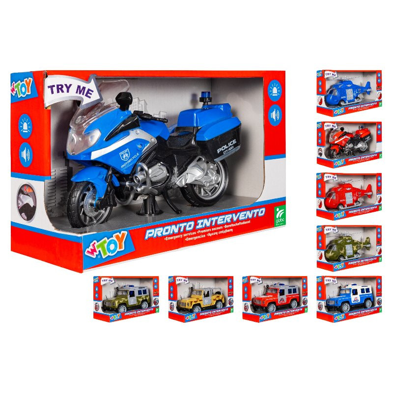 modellino globo elicottero fuoristrada/moto