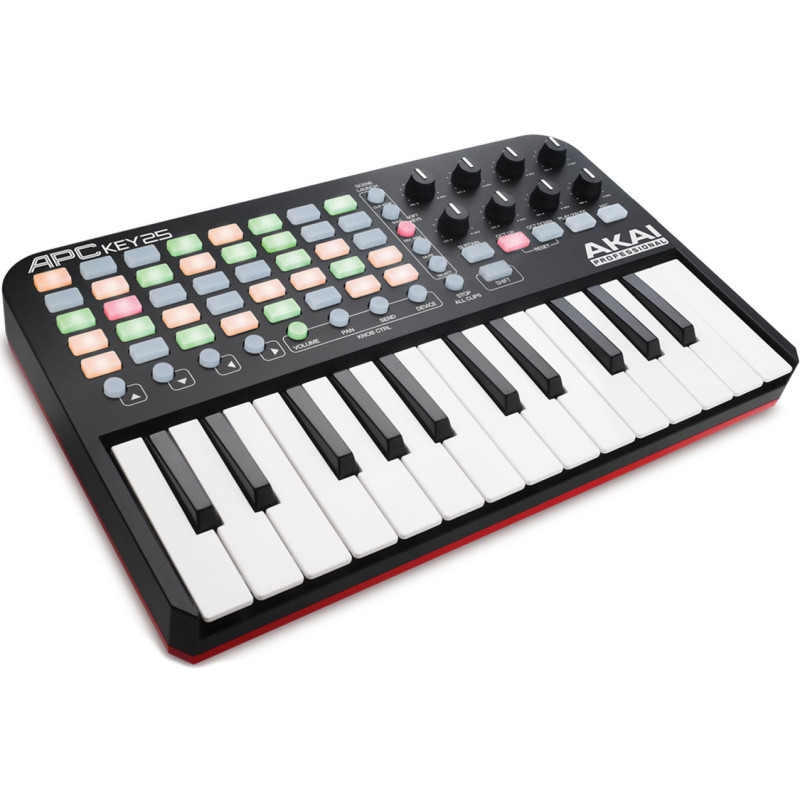 controller dj akai apc key25 mk2 nero [apckey25mk2]