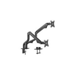 supporto monitor gembird scrivania due monitori 17"-32"