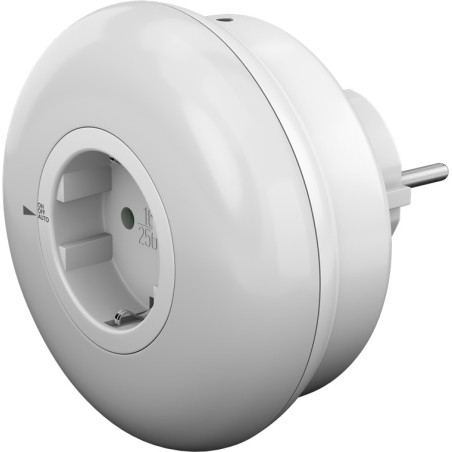 luce notturna goobay led plug-in con sensore crepuscolare bianco