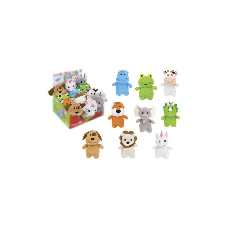 peluche globo 05496 vitamina g animali super soft 15cm assortito