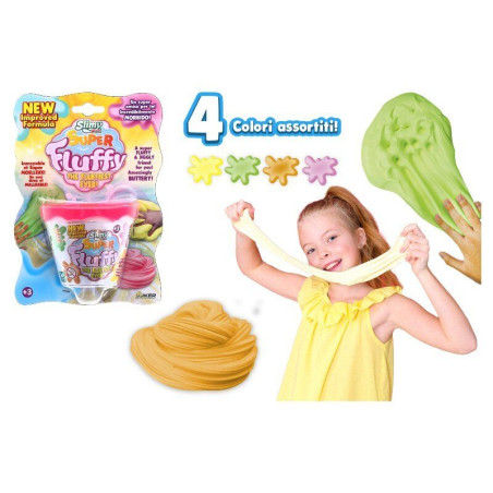 globo slime super fluffy 100g multicolore