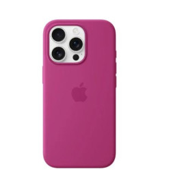 custodia apple con magsafe in silicone per iphone16 pro 14.7cm fuscia
