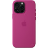 custodia apple per iphone 16 pro max in silicone con magsafe fucsia