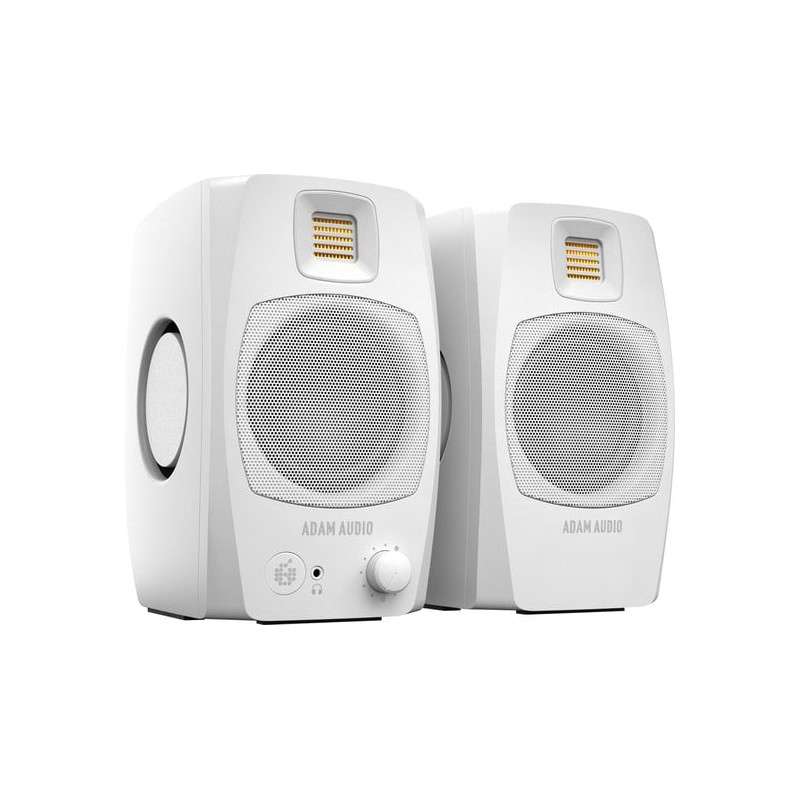 set monitor da studio attivo adam audio d3v bianco [adam d3v wh]