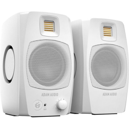set monitor da studio attivo adam audio d3v bianco [adam d3v wh]