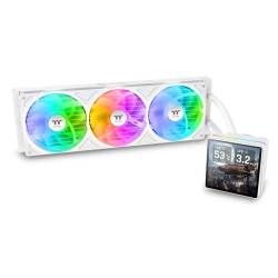 dissipatore cpu a liquido thermaltake th360 v3 ultra argb 360mm bianco
