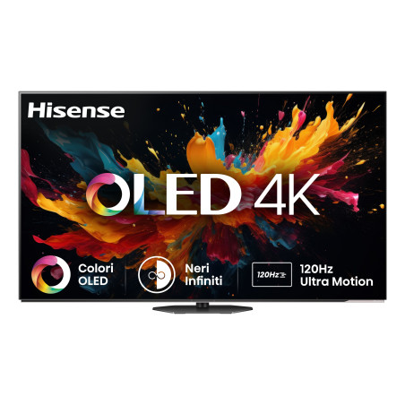 tv oled 65" hisense 65a85n 4k ultra hd 3840x2160p smart tv classe