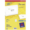 etichette avery inkjet bianche j8165-25fogli (8 etichette/foglio