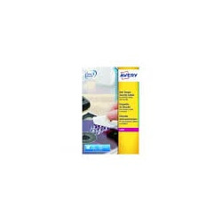 etichette avery laser antimanomissione l6114-20 fogli (27 etichette/foglio