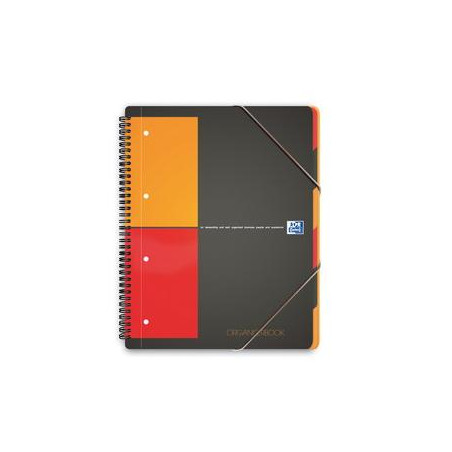 blocco spiralato oxford 240x297mm 5mm con margine 80fg 80gr organiser