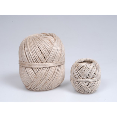 10 rotoli di spago naturale canapa 2/2 viva diam. 2 mm. 100gr. lung.
