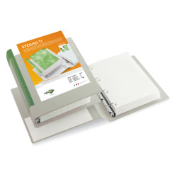 raccoglitore ad anelli sei rota stelvio 4r bianco dorso 17mm 22x30