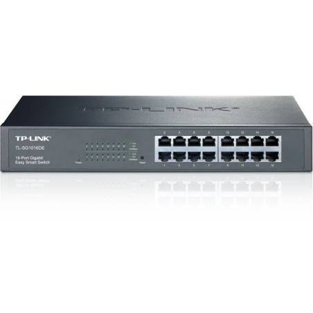 switch tp-link 16p gigabit easy managed tpl ink/kit montaggio