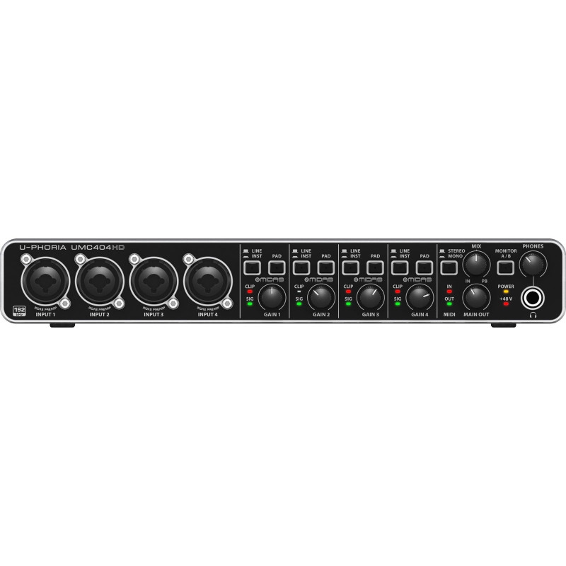interfaccia audio behringer prodotti per dj umc404hd