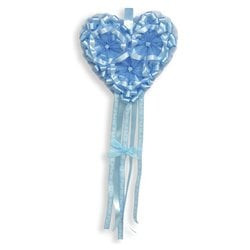 fiocco nascita baby idea cuore azzurro