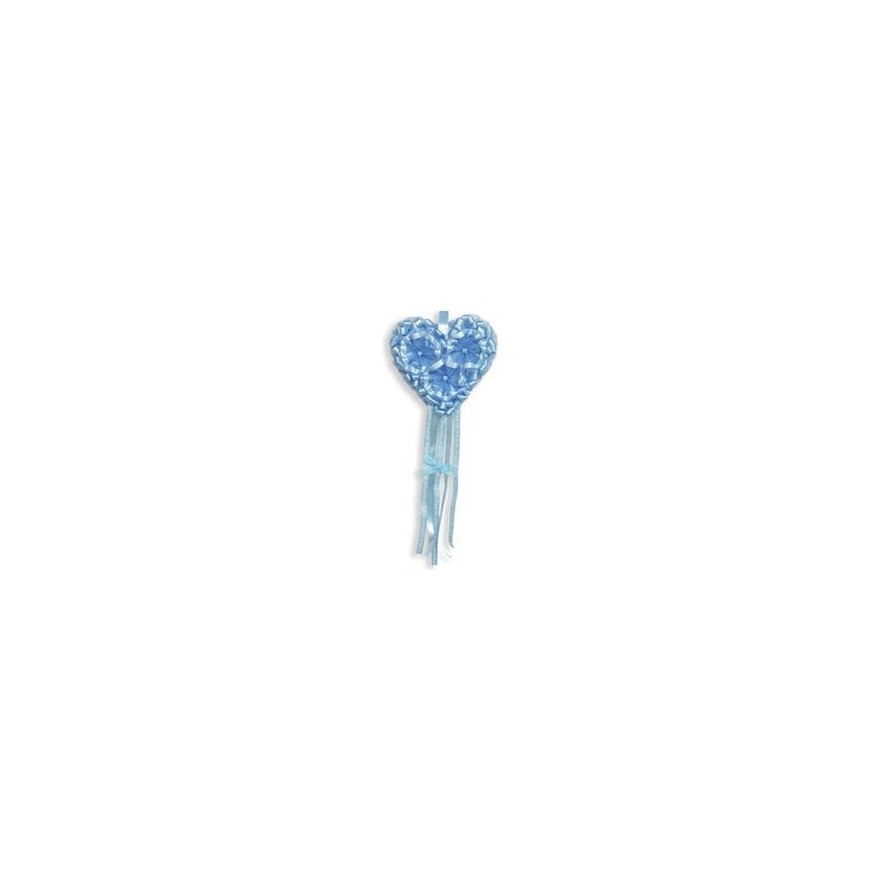 fiocco nascita baby idea cuore azzurro