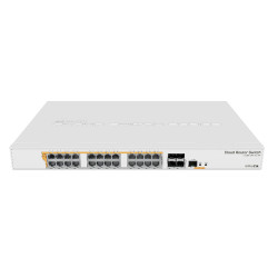 switch mikrotik crs328-24p-4s+rm 24 gigabit ethernet ports:
