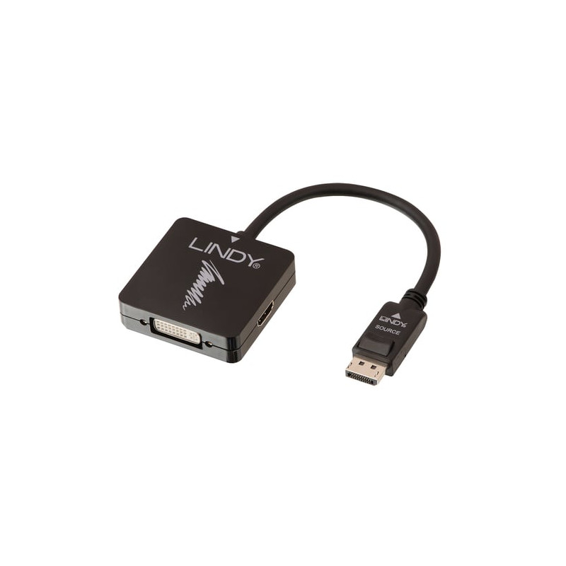 adattatore lindy displayport 1.2 a hdmi 4 [41028]