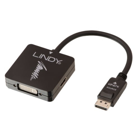 adattatore lindy displayport 1.2 a hdmi 4 [41028]