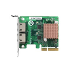 scheda di rete qnap a doppia porta 2.5 gbe a 4 velocitaÂ  [qxg-2g2t-i225]