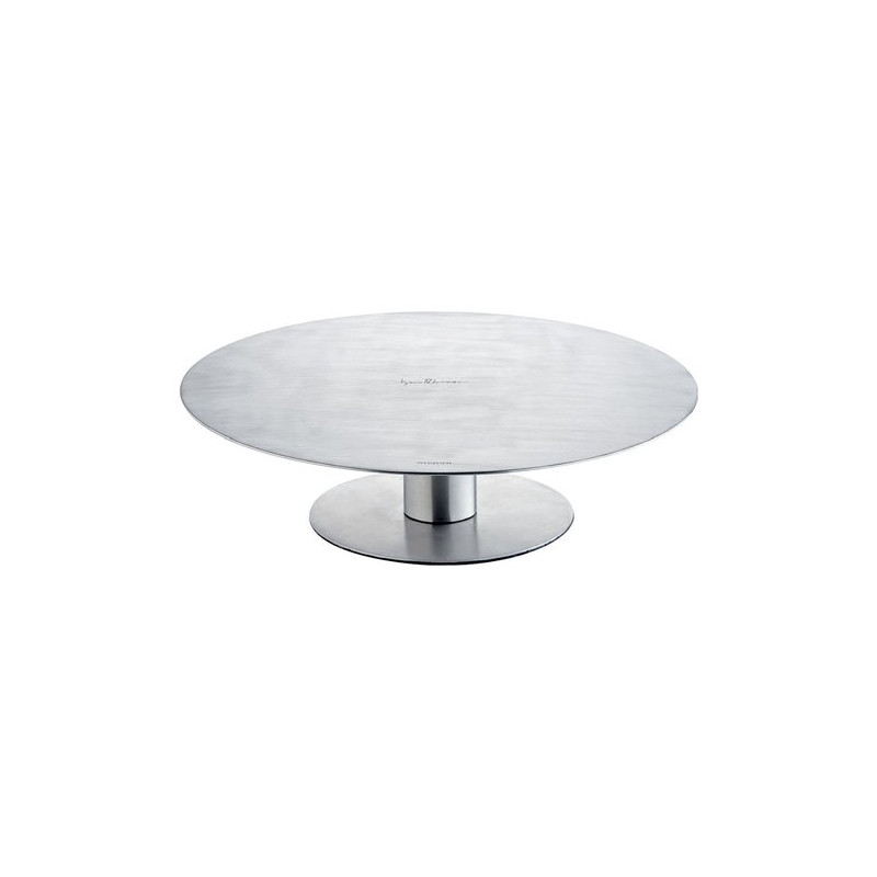 alzata girevole ghidini per torta acciaio liscio inox [3525]